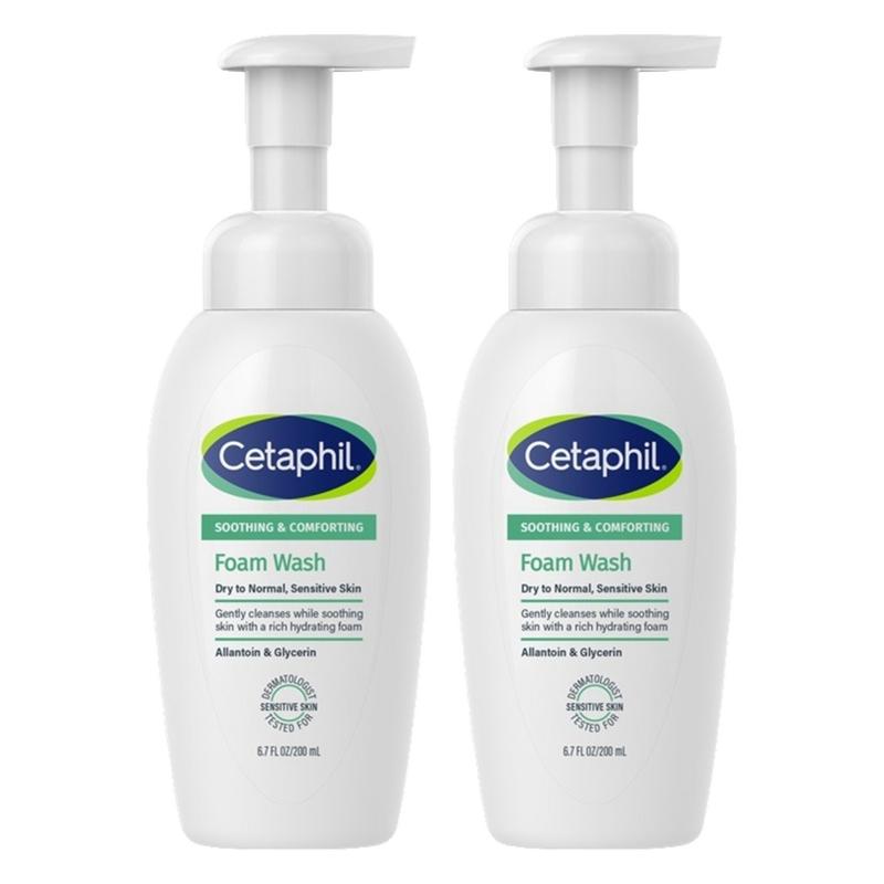 Cetaphil Soothing Cleansing Foam Wash, 200ml, 2 Pcs