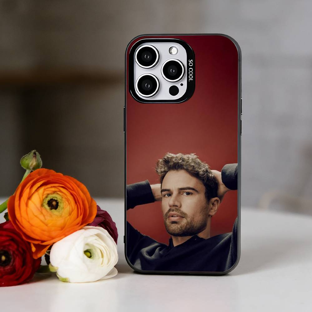 Actor T-Theo James Phone Case For iPhone 17,16,15,14,13,12,11 Plus,Pro Max,XS,Colorful Silver Phone case Funda Cover iPhone13