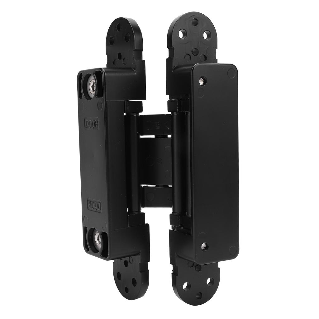 Door Hinge Quiet Zinc Alloy Matte Finished 3D Adjustable Invisible Door Hinge for 1 3/8 Inch Door