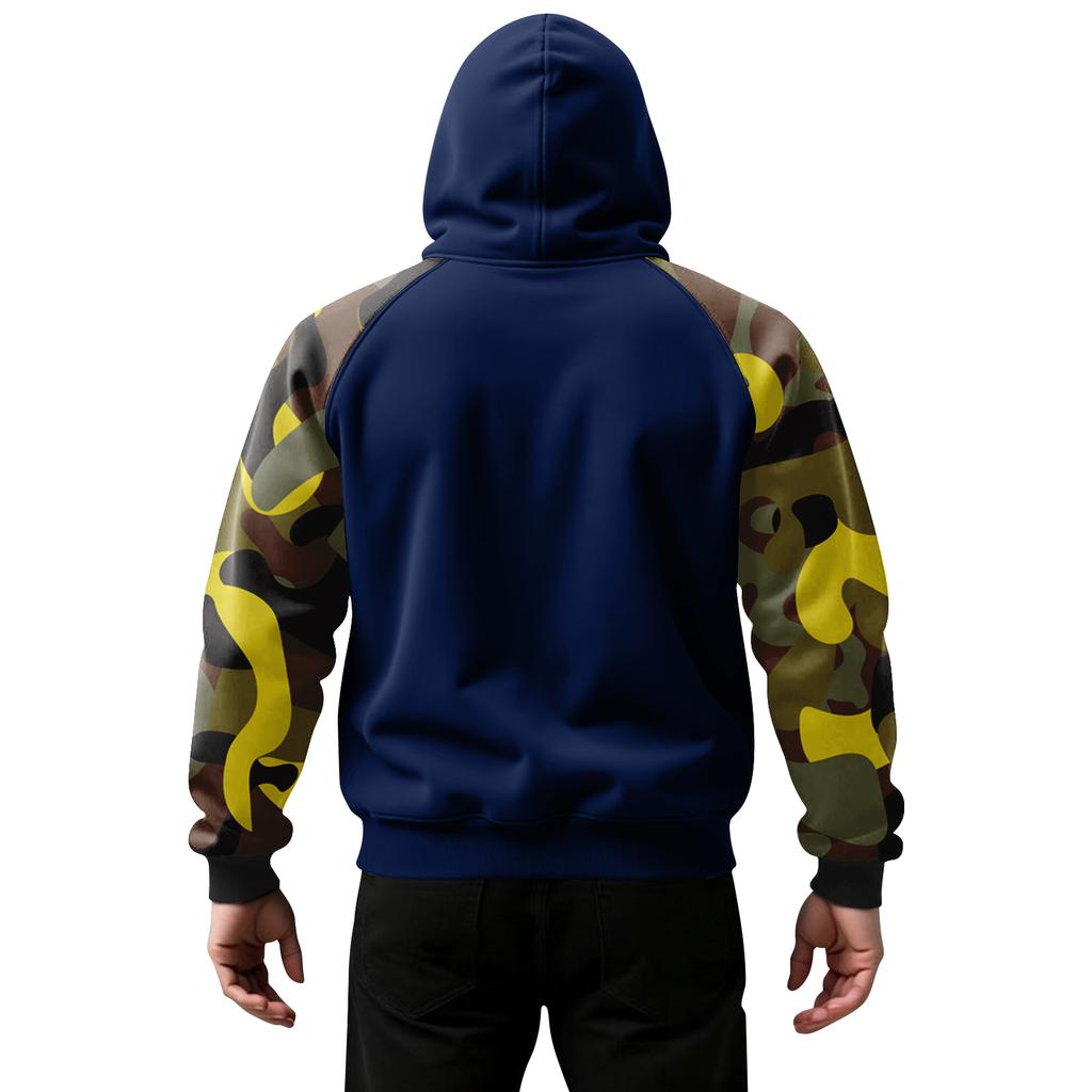 Men's Camouflage Sweatshirt Hoodie Men's Sports Large Size Casual Sweatshirt