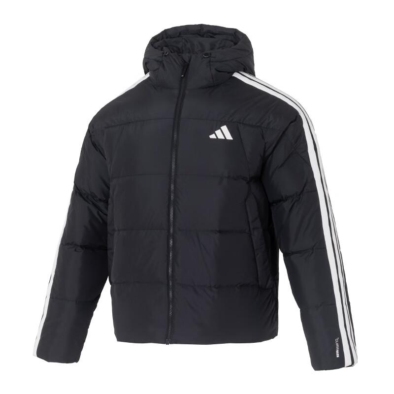 Adidas Warm Windproof Striped Zipper Duck Down Jacket Men Jackets KC2493