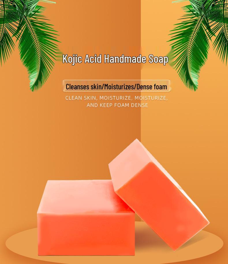 Kojisäure Ölkontrolle Aufhellende & Feuchtigkeitsspendende Handgemachte Seife mit Glutathion und Ätherischen Ölen