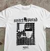 Svart Parad Shirt | Black Graphic Tee | Hand Screen Printed T-Shirt | Minimalist Art Clothing | Unisex Streetwear Top