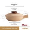 Hong Kong style Little pan rice Casserole Single handle old-fashioned clay pot Commercial high-temperature resistant sand pot