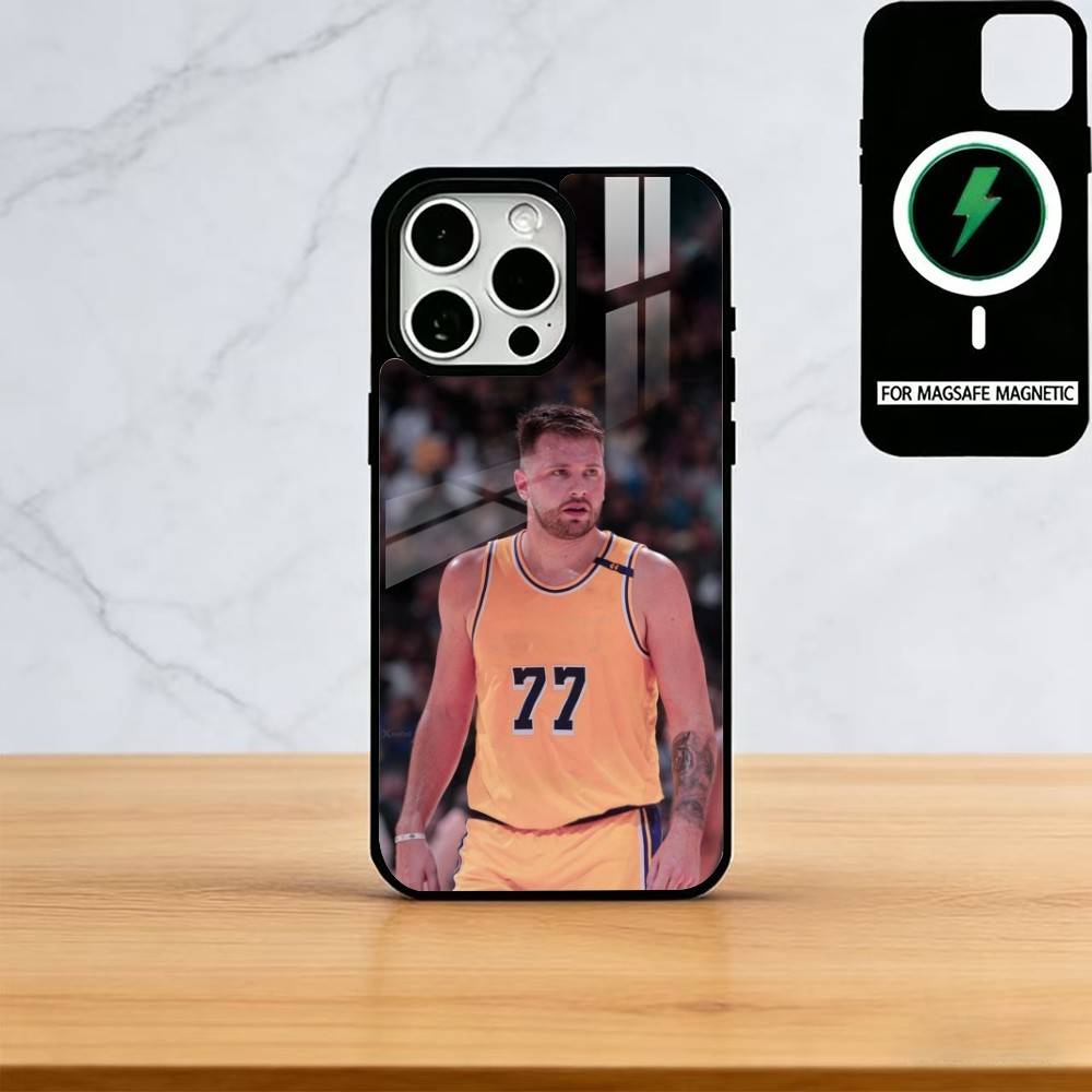 L-Luka D-Doncic 77 Phone Case For iPhone17,16,15,14,13,12,11 Plus,Pro Magnetic with Magsafe Wireless Charging