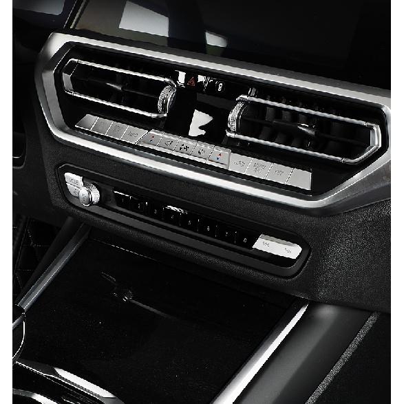 Car Steering Wheel Unlock headlight Buttons frame Covers Stickers Trim for BMW 3 series G20 G28  lnterior Auto