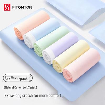 FitonTon Women's Pure Cotton Antibacterial Seamless Triangle Briefs