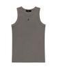 AAKAM Distressed Logo Sleeveless (Brown)