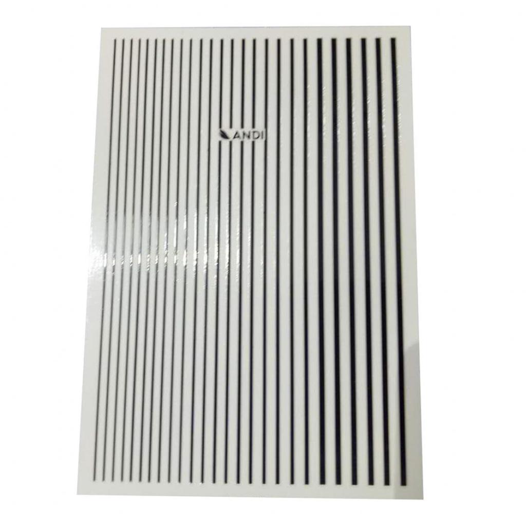 M&B House Sticker Impermeabil 3D pentru Unghii Bandă Striping Linie Decal Adeziv Manichiură Folie DIY