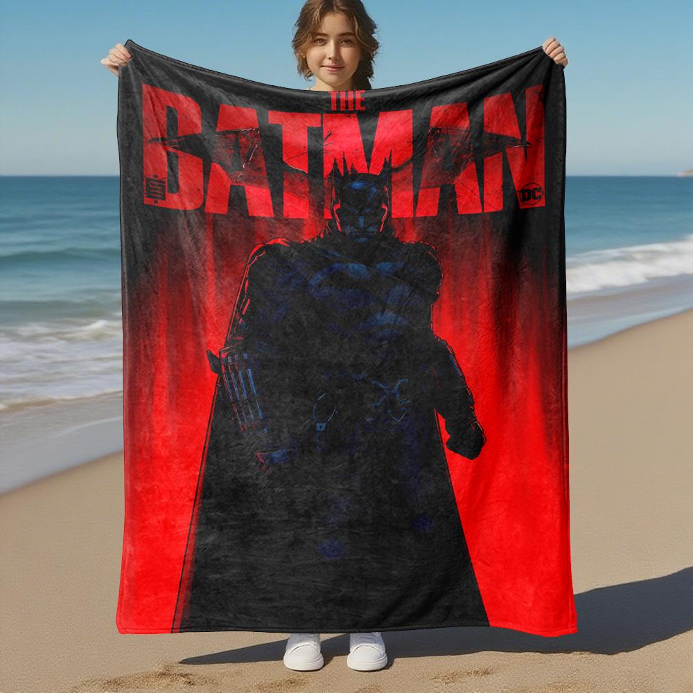 Batman DC Comics Superheld - Wohndecke, Weiche Bettwäscheabdeckung, Flanelldecken, Wohnzimmer, Reise, Camping, Ganzjahresnutzung040