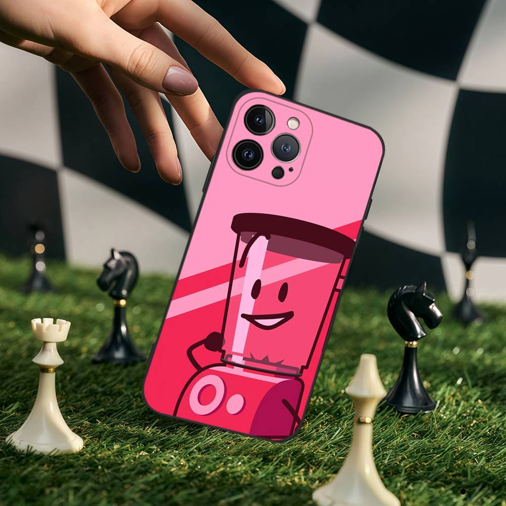 Bfdi B-Battle For D-Dream Black Silicone Phone Case For Iphone 17 Air 16 15 14 13 12 11 Pro Max Plus Back TPU