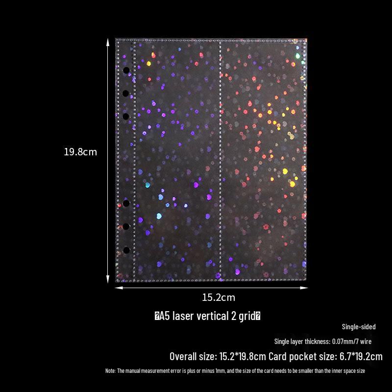 Hand Ledger Guka Sticker & Photo Card Album | A5 Loose-Leaf Polaroid & Idol Card Organizer