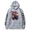 Demon Slayer Tengen Uzui Anime Hoodie Men Women Oversized Pullover Sweatshirt Autumn Winter Casual Cosplay Streetwear