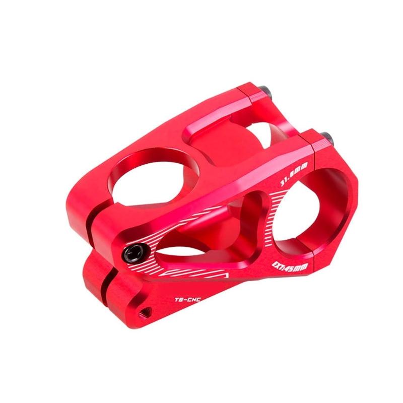 Hollows Mountain Bike Short Handlebars Stem Aluminum Alloys Stem for Downhill Multiple Color Option красный