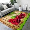 3D Printed Carpet Flower Pattern Living Room Decoration Carpet Sofa Tea Table Mat Bedroom Bedside