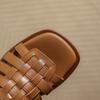 Fashion New Leather Cork Flip-flops for Women Couple Vintage Summer Wear Muller Slippers Fashion Casual Beach Sandals