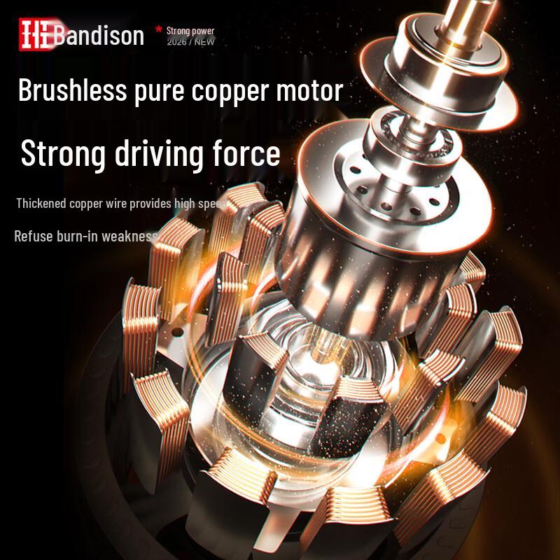 Pistolet à calfeutrer à double tube sans fil Bandeson prise CN (adaptateur inclus)