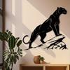 Metal Leopard Wall Sculpture Office Decor Man Cave Halloween Gift Powder Coated Art