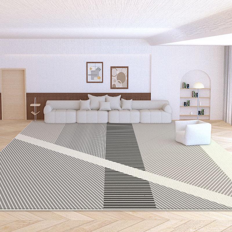 2024 Cream Loop Velvet Living Room & Bedroom Carpet - Waterproof, Stain-Resistant, Durable