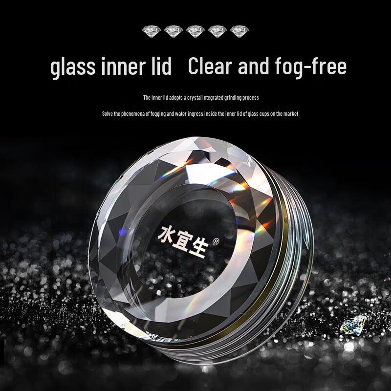 Shui Yi Sheng G909 Double-Layer Borosilicate Glass Tea Infuser Bottle