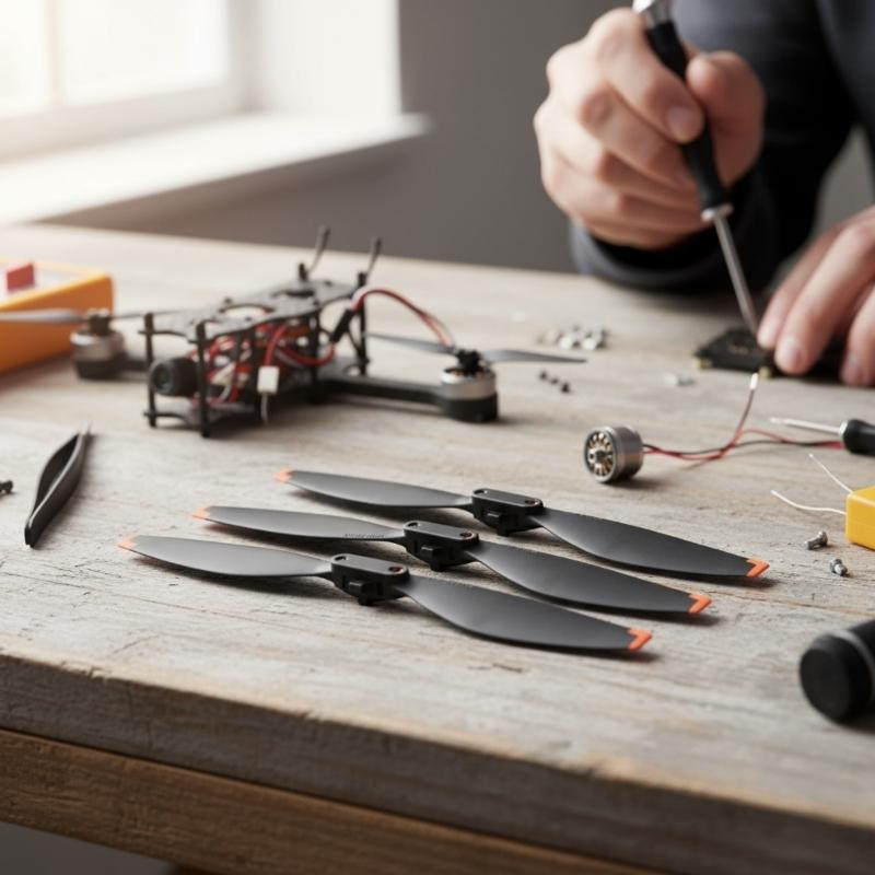 Low Noise Aircraft Blade Propellers Enhanced Thrust Performances Compatible for Mini 5Pro Drones Easy Maintenance Design