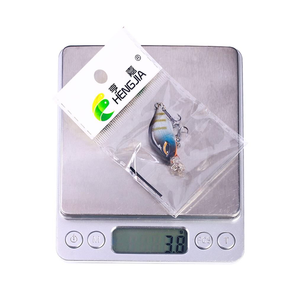 HENGJIA Mini Crankbait Seuelos De Pesca 3.8Cm-3.3G Sinking Carp Sea Fishing Crankbait Isca Artificial Fishing Tackle