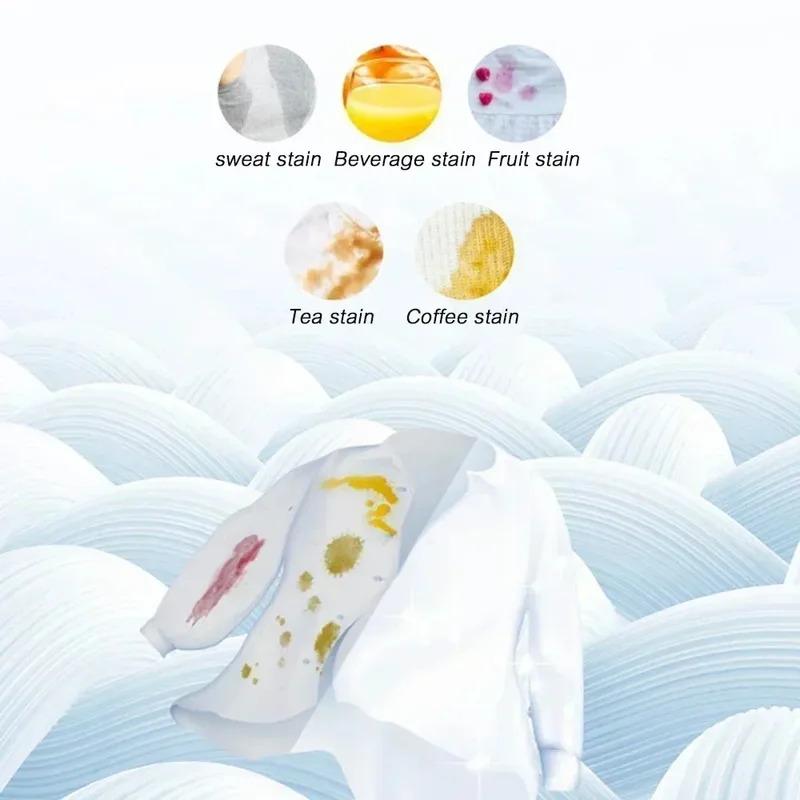 30/60/120pcs Soluble Laundry Tablets, Powerful Stain Remover, Laundry Soap Powder, Washing Machine Cleaning Tablets, Detergent