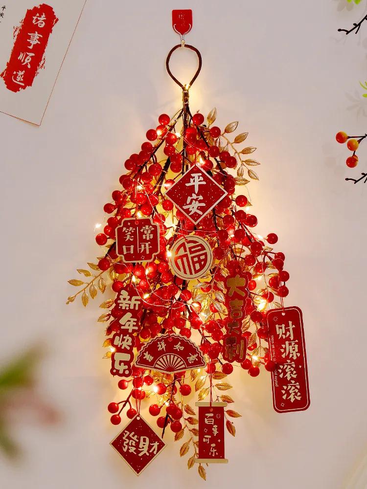 Chinese New Year Decorations,Glowing Hanging Pendant with Light ,Spring Festival Lunar New Year Pendants,For Homewarming