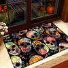 Skull Design Diatom Mud Water Absorbing Kitchen Drying Mat and Coaster