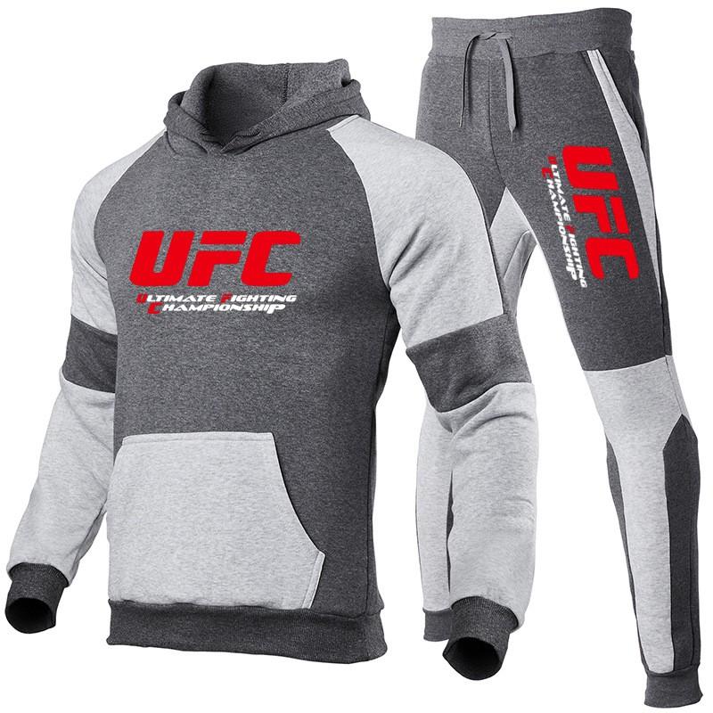 Mens Winter Sporty Hooded Sweatshirt Jogger