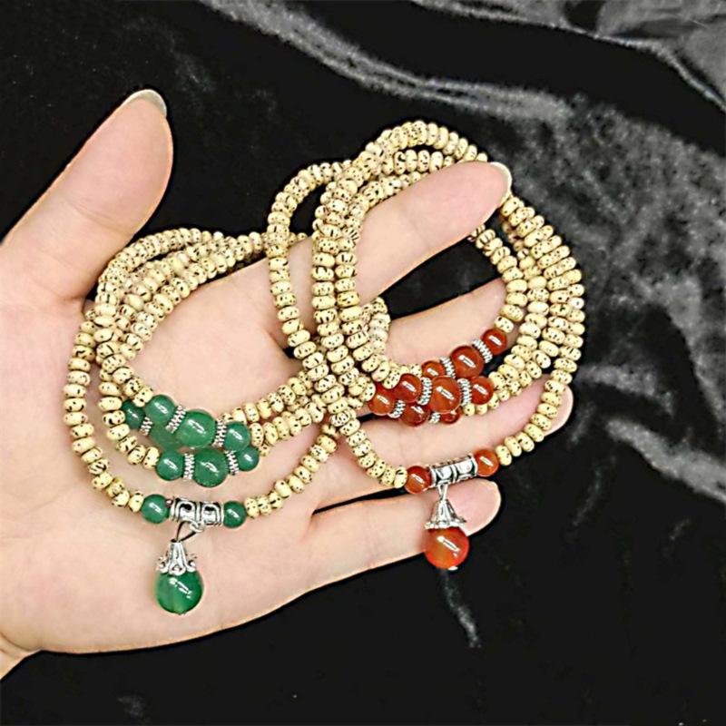 

Браслет Xingyue Bodhi Shun, белое куриное масло, желтые 3*5 мини-семена Xingyue Bodhi