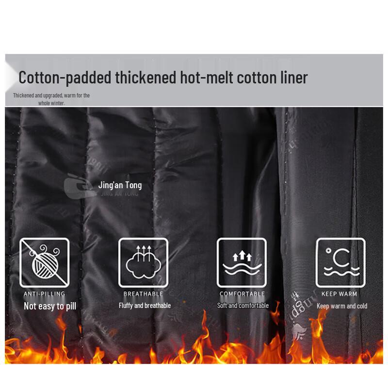Men's Winter Thickened Long Overcoat