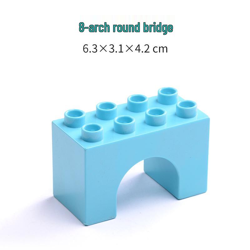 Large Lego-Compatible Ball Track & Piano Building Toy Accessories