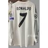 Vintage Jerseys, Soccer Uniforms, AC Ronaldo, Ronaldinho, Zidane, Long-sleeved Sportswear, National Team Uniforms