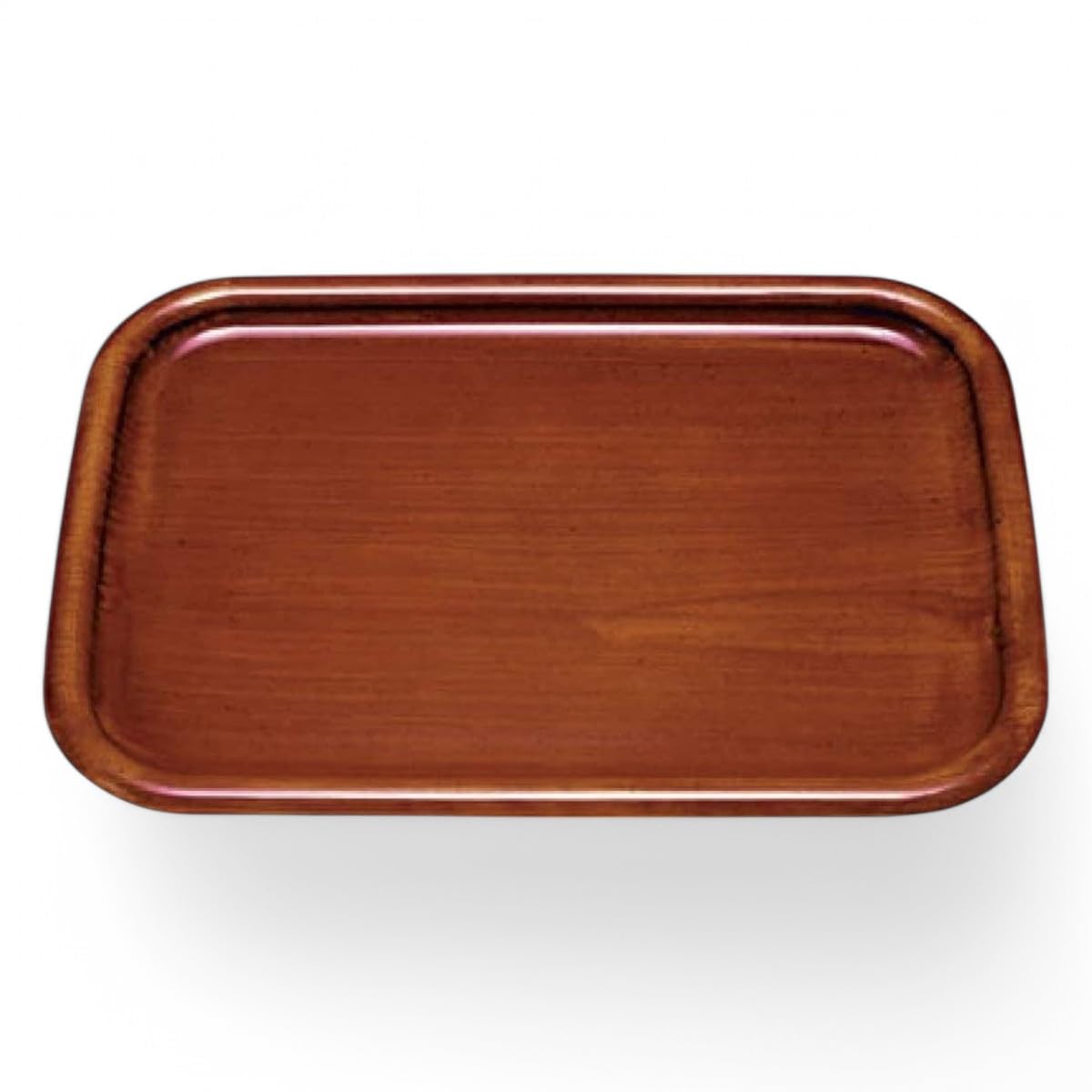 

Made in Convenient Japanese 3 Shaku Teak Wood Light Sized x x J-kitchens Placemat/Tray, Japan, Tray, Royal, Grain, (39.9cm 27.5cm 2.3cm)