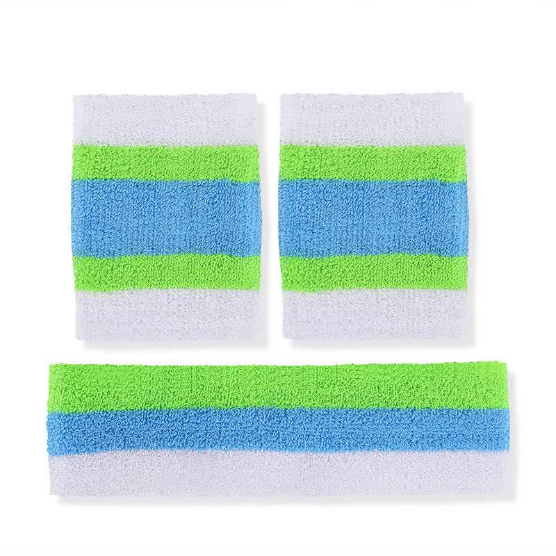 TULX Sports Headband & Wristband Set
