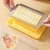 Convenient Butter Cutting and Storage Container Butter Dish with Lid Plastic Butter Container Suitable for Butter