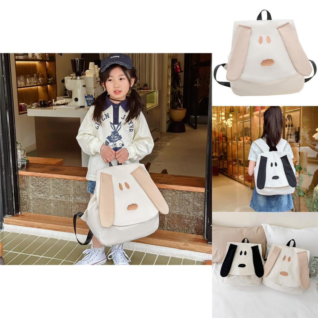 Stylish Korean Design Cute Cartoon Dog School Backpack For Boys And Girls Durable Nylon