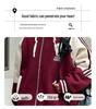2024 Fashionable Girls' Baseball Jacket for Ages 10-14 - Perfect for Spring and Autumn