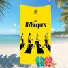 Beach Towel with Borussia Dortmund Pattern - soft,absorbent,machine washable Lightweight&Modern,swimming,Travel Essentials
