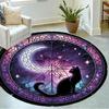 1pc Home Carpet Colorful Floral Design Rug Non Slip Office Decor Gift Living Room Bedroom