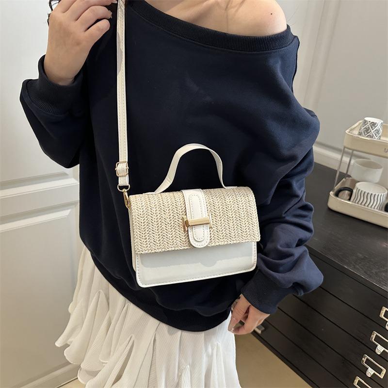New Contrasting Colors, Fashionable Casual and Versatile Women's Handbags, High-quality Textured Shoulder Messenger Bags, Popular In Summer