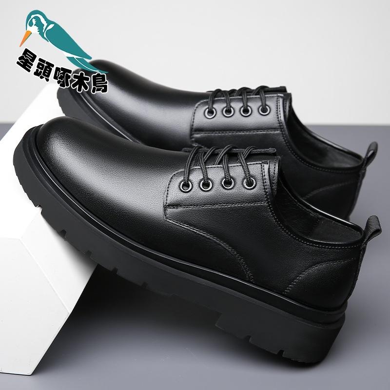 

Star-headed woodpecker high-end Para shoes men s 2025 new men s hollowed-out casual leather shoes 38