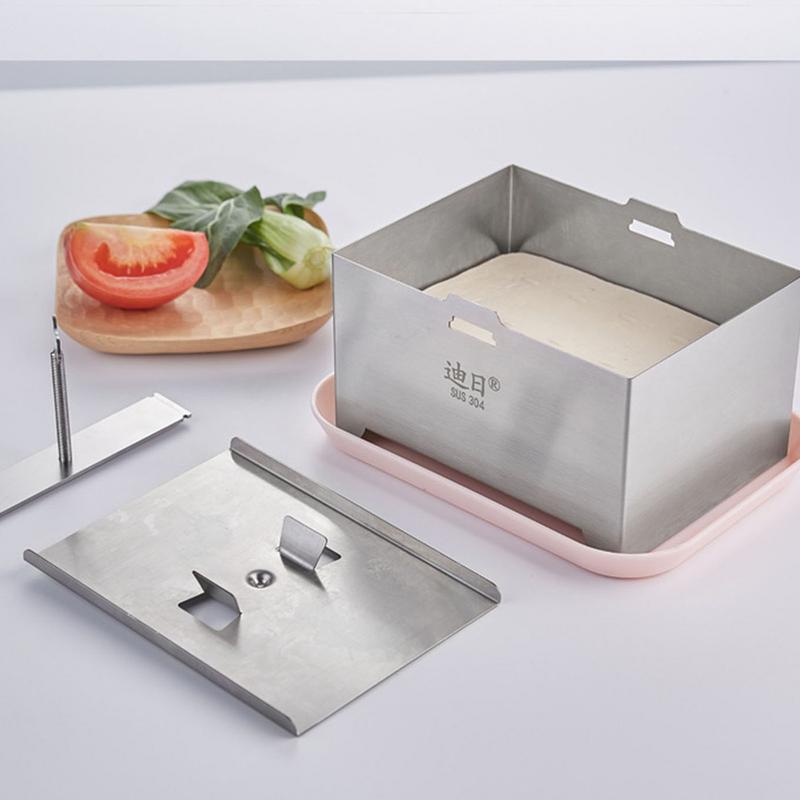 To fu Presses Stainless Steel Paneer Making Mold Removing Water Paneer Presser Kitchen Soybean Curd To fu Making Mold