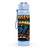 1PC May Seven 67 Graffiti Letter 750ml Color Plastic Sports Water Bottle Leakproof Flip Straw Lid Suitable for Sports Office Home Use