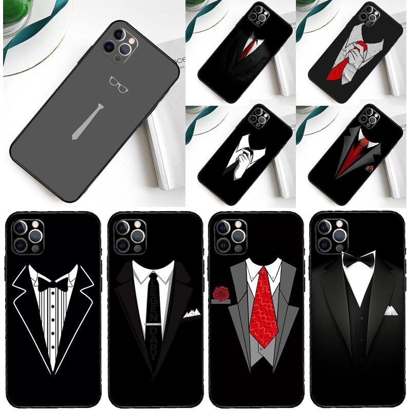Suit and Tie For Samsung Galaxy A52 A22 A32 A54 A34 A14 A55 A35 A15 A53 A33 A13 A05 A06 A16 Phone Case