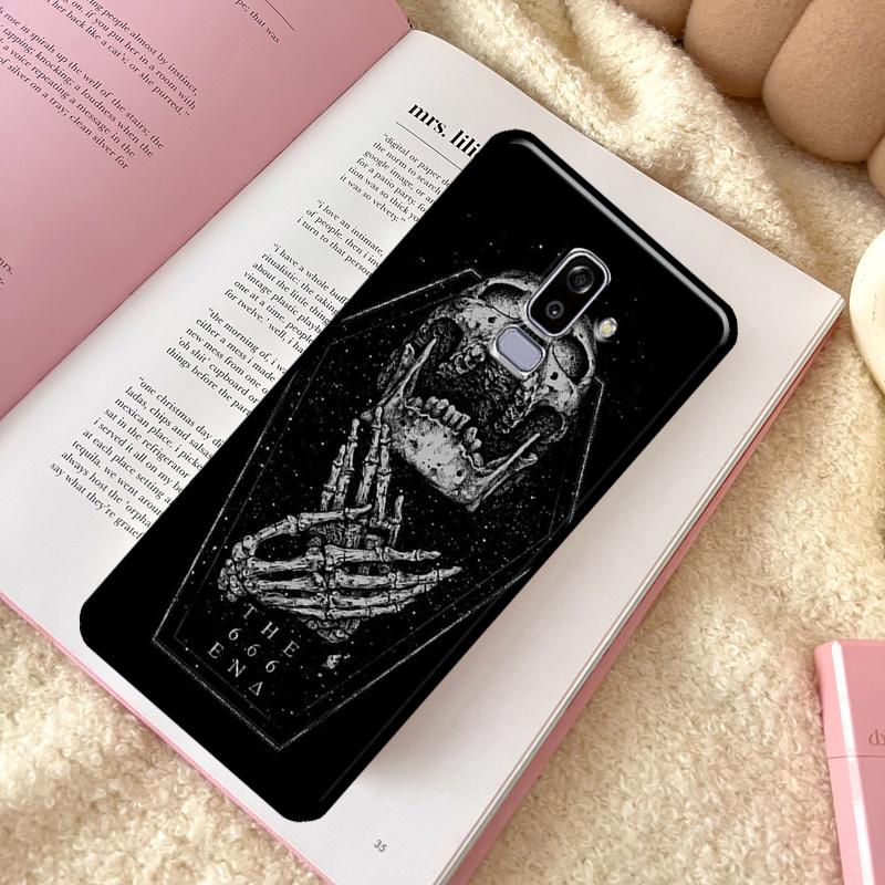Funny Skull Phone Case For Samsung Galaxy J6 J4 Plus A6 A7 A8 A9 J8 2018 A3 A5 J1 2016 J3 J7 J5 2017
