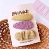 Winter Korean Fashion Cloth Hairpins Women Girls Hair Clips Pin Barrettes Accessories Hairgrips Headdress Headwear Ornament
