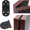 10 Stück 80*30mm Aufmontierte Klappscharniere Selbsttragend Klappbarer Tisch Schranktürscharnier Möbelbeschläge