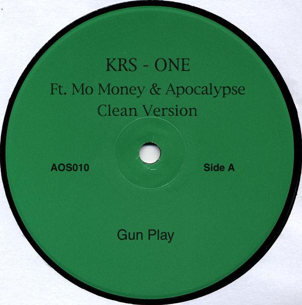 

12-дюймовая пластинка KRS-ONE - Gunplay AOS010 Ace Of Spades 1998 США Рэп и хип-хоп/R&B Б/У